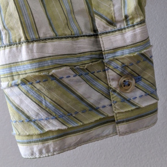 Anthropologie Odille cropped pintuck blouse 0 - Picture 7 of 8